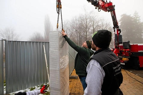 Takto vznikal náš totem Celnice Hlučín